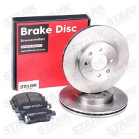 Тормозные диски и колодки, комплект STARK skbk1090087 1 Z6L9 1437816647 - Изображение 2