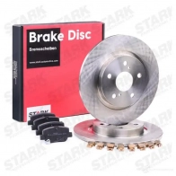 Тормозные диски и колодки, комплект STARK skbk1090204 1437813782 36SVXF Y - Изображение 2