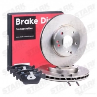 Тормозные диски и колодки, комплект STARK OB DAA8 skbk1090302 1437814647 - Изображение 2