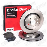 Тормозные диски и колодки, комплект STARK EEL LJ skbk1090272 1437818117 - Изображение 2