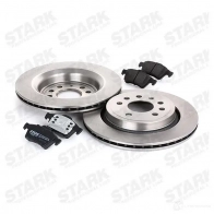 Тормозные диски и колодки, комплект STARK EEL LJ skbk1090272 1437818117 - Изображение 3