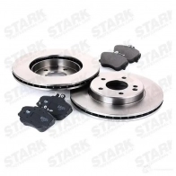 Тормозные диски и колодки, комплект STARK 1437814336 O VC66W skbk1090219 - Изображение 3