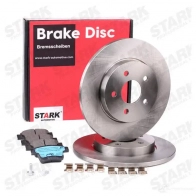 Тормозные диски и колодки, комплект STARK 1437817709 skbk1090071 GARR D0 - Изображение 2