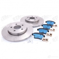 Тормозные диски и колодки, комплект STARK 1437817709 skbk1090071 GARR D0 - Изображение 3