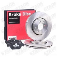 Тормозные диски и колодки, комплект STARK skbk1090270 1437817391 E8 IT5J - Изображение 2
