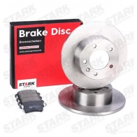 Тормозные диски и колодки, комплект STARK skbk1090178 1437815031 EYL H8 - Изображение 2