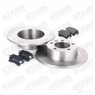 Тормозные диски и колодки, комплект STARK skbk1090178 1437815031 EYL H8 - Изображение 3