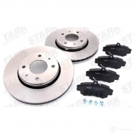 Тормозные диски и колодки, комплект STARK 1437814323 Y Q2MDK skbk1090112 - Изображение 2