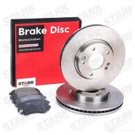 Тормозные диски и колодки, комплект STARK skbk1090278 4I05 UC 1437817363 - Изображение 2