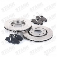 Тормозные диски и колодки, комплект STARK 1437814309 69DM NB7 skbk1090273 - Изображение 3