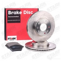 Тормозные диски и колодки, комплект STARK 6595 C 1437813909 skbk1090130 - Изображение 2