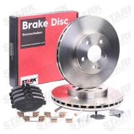 Тормозные диски и колодки, комплект STARK WN7 MY skbk1090104 1437814990 - Изображение 2