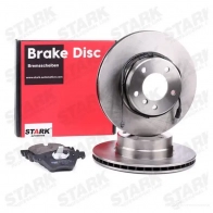 Тормозные диски и колодки, комплект STARK RBO DQH 1437815554 skbk1090280 - Изображение 2