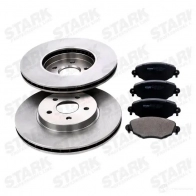 Тормозные диски и колодки, комплект STARK 9D2E 5G2 skbk1090058 1437814673 - Изображение 3