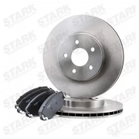 Тормозные диски и колодки, комплект STARK 9D2E 5G2 skbk1090058 1437814673 - Изображение 4