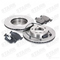 Тормозные диски и колодки, комплект STARK skbk1090306 3 PEO918 1437814999 - Изображение 3