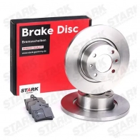 Тормозные диски и колодки, комплект STARK skbk1090043 A 6KGG 1437813894 - Изображение 2