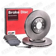 Тормозные диски и колодки, комплект STARK M EWTBY skbk1090083 1437814971 - Изображение 2