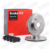 Тормозные диски и колодки, комплект STARK 1437817873 skbk1090377 AQ9L ECM - Изображение 2