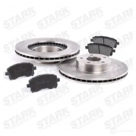 Тормозные диски и колодки, комплект STARK 1437817873 skbk1090377 AQ9L ECM - Изображение 3