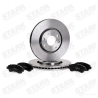 Тормозные диски и колодки, комплект STARK 4AM 6V5 1437813907 skbk1090191 - Изображение 3