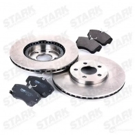 Тормозные диски и колодки, комплект STARK 1437814373 skbk1090210 W9KE7 J - Изображение 3