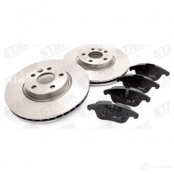 Тормозные диски и колодки, комплект STARK skbk1090139 1437815464 JRQQ UKO - Изображение 2