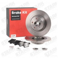 Тормозные диски и колодки, комплект STARK 1437815558 skbk1090350 22 HNX - Изображение 2