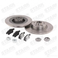 Тормозные диски и колодки, комплект STARK 1437815558 skbk1090350 22 HNX - Изображение 3