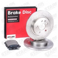 Тормозные диски и колодки, комплект STARK 4 AE3L skbk1090213 1437813933 - Изображение 2
