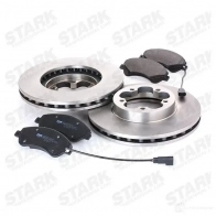 Тормозные диски и колодки, комплект STARK skbk1090253 1437816483 A7N NV - Изображение 3