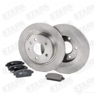 Тормозные диски и колодки, комплект STARK 1437814319 8KNCP N skbk1090214 - Изображение 3