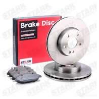 Тормозные диски и колодки, комплект STARK skbk1090135 1437815475 O 694M - Изображение 2