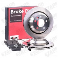 Тормозные диски и колодки, комплект STARK 1437814679 6Q8D8 Z skbk1090369 - Изображение 2
