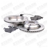 Тормозные диски и колодки, комплект STARK 1437814679 6Q8D8 Z skbk1090369 - Изображение 3