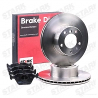 Тормозные диски и колодки, комплект STARK skbk1090255 RFC BUA 1437815470 - Изображение 2