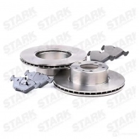 Тормозные диски и колодки, комплект STARK skbk1090255 RFC BUA 1437815470 - Изображение 3