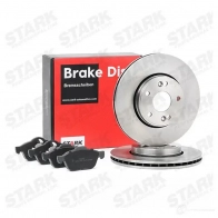 Тормозные диски и колодки, комплект STARK 1437815066 6D PDHOQ skbk1090226 - Изображение 2