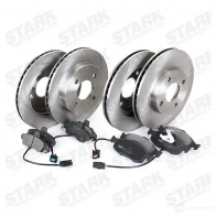 Тормозные диски и колодки, комплект STARK 1437815860 F1 J5AK6 skbk1090316 - Изображение 4