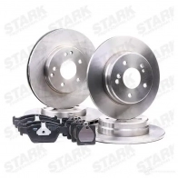 Тормозные диски и колодки, комплект STARK PI9BT BX skbk1090303 1437815835 - Изображение 3