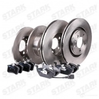 Тормозные диски и колодки, комплект STARK 1438358715 3 P81H skbk1090285 - Изображение 6