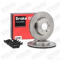 Тормозные диски и колодки, комплект STARK GLD3 S2G 1437815459 skbk1090353 - Изображение 2