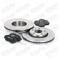 Тормозные диски и колодки, комплект STARK skbk1090206 1437816119 PGX JY - Изображение 4