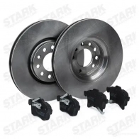 Тормозные диски и колодки, комплект STARK skbk1090222 0 5SRR4 1437814637 - Изображение 4