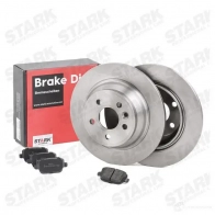 Тормозные диски и колодки, комплект STARK 1437814978 skbk1090269 0IHD 3 - Изображение 2