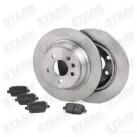 Тормозные диски и колодки, комплект STARK 1437814978 skbk1090269 0IHD 3 - Изображение 3