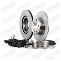 Тормозные диски и колодки, комплект STARK 1437815920 skbk1090338 HNS6 NI - Изображение 3