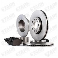 Тормозные диски и колодки, комплект STARK 1437815874 skbk1090289 ICGO I - Изображение 3