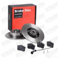 Тормозные диски и колодки, комплект STARK 1437815893 ZQ K06J9 skbk1090197 - Изображение 2