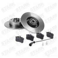 Тормозные диски и колодки, комплект STARK 1437815893 ZQ K06J9 skbk1090197 - Изображение 3
